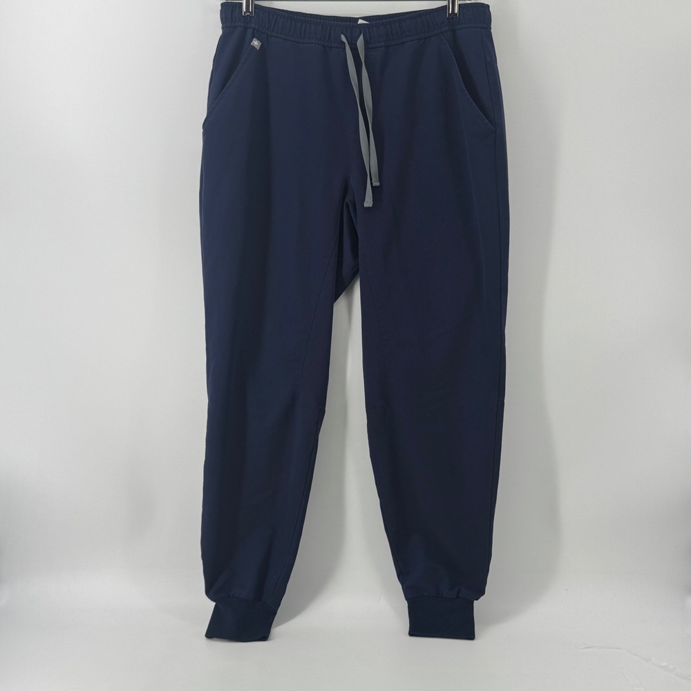 FIGS Technical Collection Navy Blue Scrub Jogger Pants Mens Large MXXSW2004